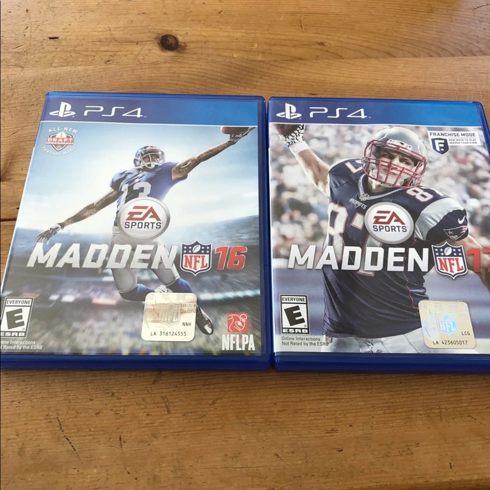 Madden PS4 16 & 17